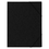 Eckspannmappe mit Gummizug, ohne Klappen, Colorspan-Karton 355g/m2, A4 - Schwarz