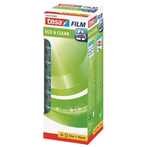 Klebefilm tesafilm®  Eco & Clear, Office-Box 8 Stck.