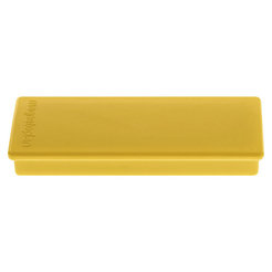 Rechteck-Magnet, BxLxH 19 x 54 x 8 mm, VE 60 Stk, gelb