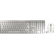 CHERRY Maus-Tastatur-Set DW9100 SLIM JD-9100DE-1 weiß/silber