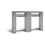 C+P Offene Garderobe Serie 8070, H1950xB2840xT480mm