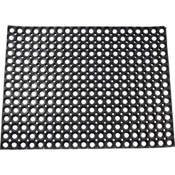 Doortex Ringgummi Matte/FC4101522OCBK 100 x 150 cm schwarz rechteckig