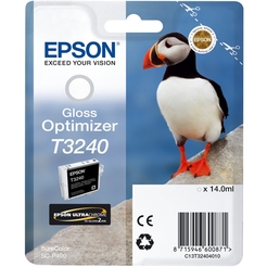 EPSON® Tintenpatrone, T3240, C13T32404010, original, Glanzoptimierer, 14 ml