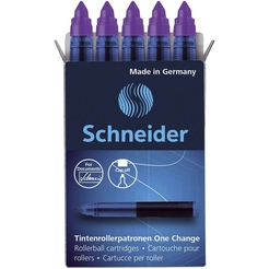Schneider Rollerpatrone One Change -0,6mm,violett (dokumentenecht),5er Schachtel