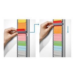 Ultradex T-Kartentafel 529335 35 Karten Flexible Kartenplätze