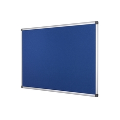 Bi-silque Filztafel MAYA mit Aluminiumrahmen, blau/FA2143170 240x120cm blau.