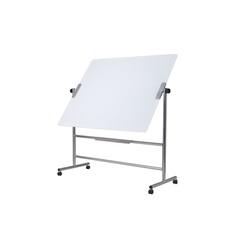 BI-OFFICE GQR0350 - Drehbare Glastafel, magnetisch, 120x90 cm, Weiß