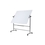 BI-OFFICE GQR0350 - Drehbare Glastafel, magnetisch, 120x90 cm, Weiß