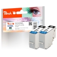 Peach Doppelpack Tintenpatronen schwarz kompatibel zu Epson No. 378XL, T3791*2