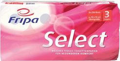 Fripa Toilettenpapier Select 3-lagig/1030806 ca. 10 x 14 cm Inh. 8 Rol