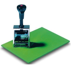 Läufer Stempelunterlage, Naturkautschuk, 23 x 17 cm, grün