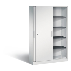 C+P Schiebetürenschrank Asisto, H1980xB1200xT435mm Korpus Lichtgrau Türen Lichtgrau