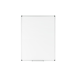 BI-OFFICE MA0507170 - Magnetisches Whiteboard Maya mit Aluminiumrahmen, lackierter Stahl, 120x90 cm, Weiß
