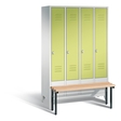 C+P Garderobenschrank Classic, H1850xB1190xT500mm