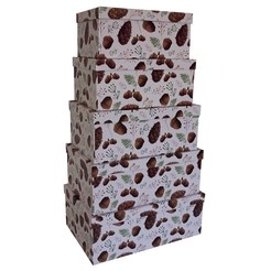 Geschenkkarton Herbst - 5 tlg., hoch