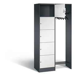 C+P Offene Garderobe Serie 8070, H1950xB960xT480mm