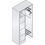 Garderobe offen 7035/50101850x420x500mm