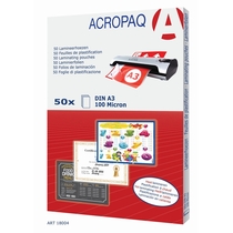 ACROPAQ Laminierfolien 50 x A3 100mic