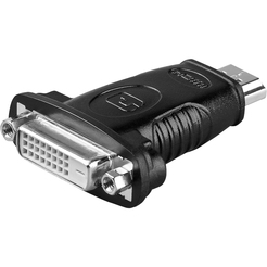 Goobay Adapter HDMI/DVI-D 68098 HDMI Stecker auf DVI-D Buchse