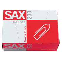 SAX Briefklammern/I-233, 30mm, Inh. 100