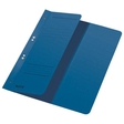 Einhängehefter Karton, Vordeckel: halb, blau, Ösenhefter