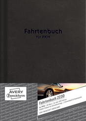 Avery Zweckform Fahrtenbuch "Design"