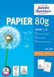 Kopierpapier DIN A4, weiß, 80 g/m², 500 Blatt