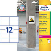 Avery Zweckform Stark haftende Papier-Etiketten