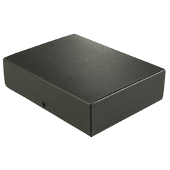 Dokumentenbox, Sammelbox DIN A4, Füllhöhe: 60-80 mm, schwarz
