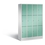 C+P Schließfachschrank Classic, H1800xB1190xT500mm Korpus: lichtgrau Türen: lichtgrün