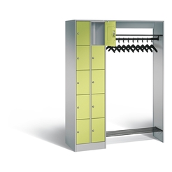 C+P Offene Garderobe Serie 8070, H1950xB1410xT480mm