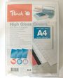 Peach High gloss covers 250 gsm A4 blue (100) 1 box cont. 100 covers   PB100-03