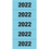 HERMA Jahresschild 2022 1682 blau 100 St./Pack.