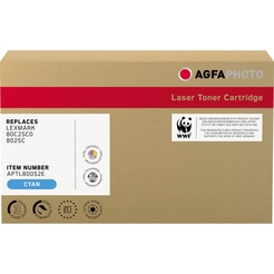 AgfaPhoto Toner APTL800S2E wie Lexmark 80C2SC0 802SC cyan