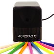 ACROPAQ S100 - Elektrische Spitzmaschine für Stiftdurchmesser bis 8mm, schwarz