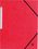 5 Star™ Eckspannmappe ohne Einschlagklappen/923191 240x320mm 355g rot