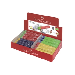 Radierer TRI farbig sortiert FABER CASTELL 182334 i.Display