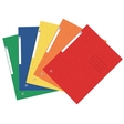 ELBA Sammelmappe TOP FILE+, A4, aus 390 g/m² Colorspankarton, mit aufgedrucktem Beschriftungsfeld, 3 Einschlagklappen, sortiert