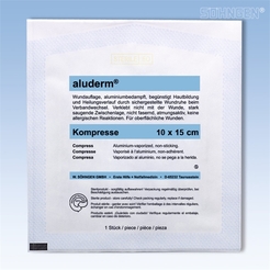 aluderm® Kompresse, 10 x 15 cm