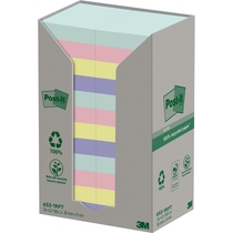 Post-it Haftnotiz Recycling Notes 653-1RPT 51x38mm sortiert 24 St.