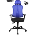 TOPSTAR® Bürostuhl Headpoint SYmit Kopfstütze, Sitz schwarz / Rücken blau