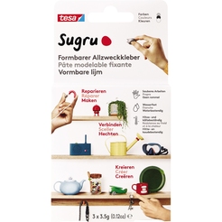 Sugru Klebeknete 41231-00001-00 Schwarz/Weiß/Grau 3 St./Pack.