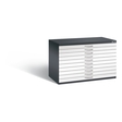 C+P Flachablageschrank Serie 7100_7200, H760xB1100xT765mm