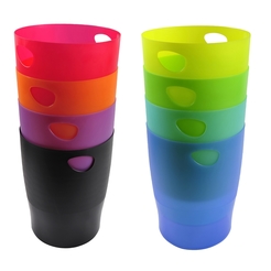ECOBIN Papierkorb Aquarel - Sortierte Farben