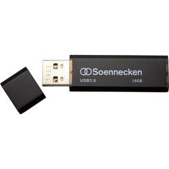 Soennecken USB-Stick 71617 3.0 16GB schwarz/silber