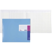 K+E Spaltenbücher /8611701-7120K40KL, blau, 20Spalten,27,7x25,7cm, Inh.40Blatt