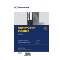 Soennecken PC-Ordner-Rückenschild (selbstklebend)