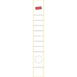 STAPLES® Rückenschild, selbstklebend, Papier, schmal / lang, 39 x 289 mm, weiß (10 Stück)