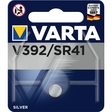 VARTA Knopfzelle, Silber, SR41, V392, 1,55 V, 38 mAh