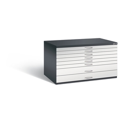C+P Flachablageschrank Serie 7100_7200, H760xB1350xT960mm